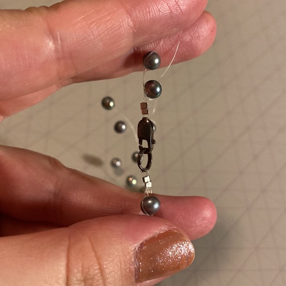 Black Tahitian Pearl Necklace - Picture 2 of 5